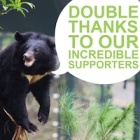 Double thanks to our incredible supporters