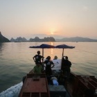 Watch two bears take a sunset boat ride to freedom