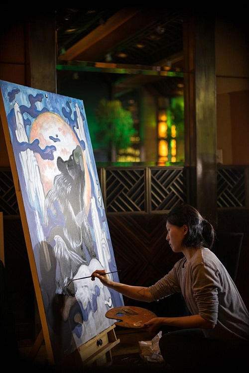 bear painting