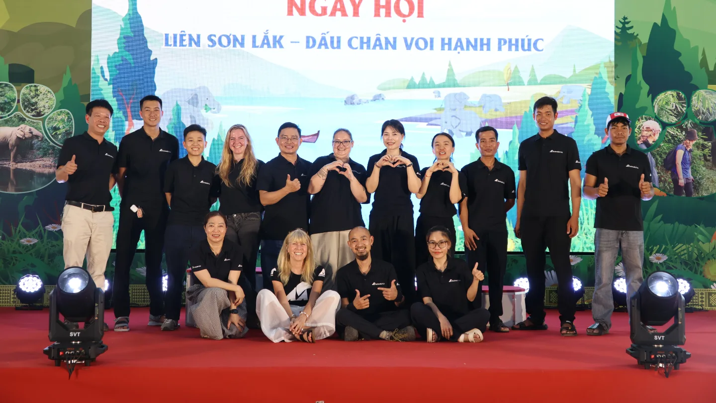 Elephant freedom celebration Vietnam
